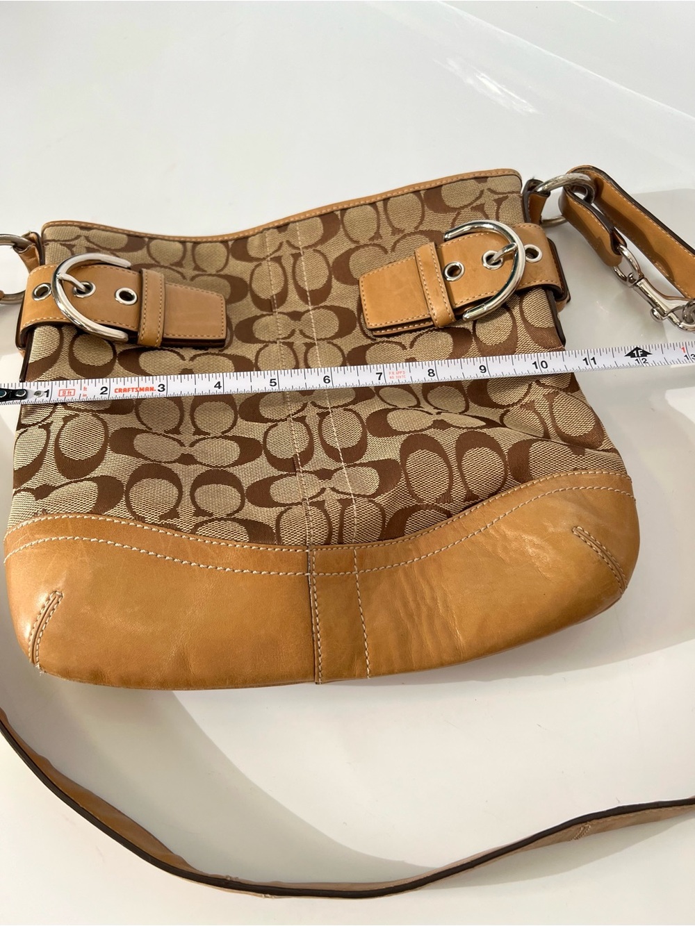 Vintage Coach Signature Jacquard Soho Duffle Bag No H05K- 3574 - Picture 11 of 14